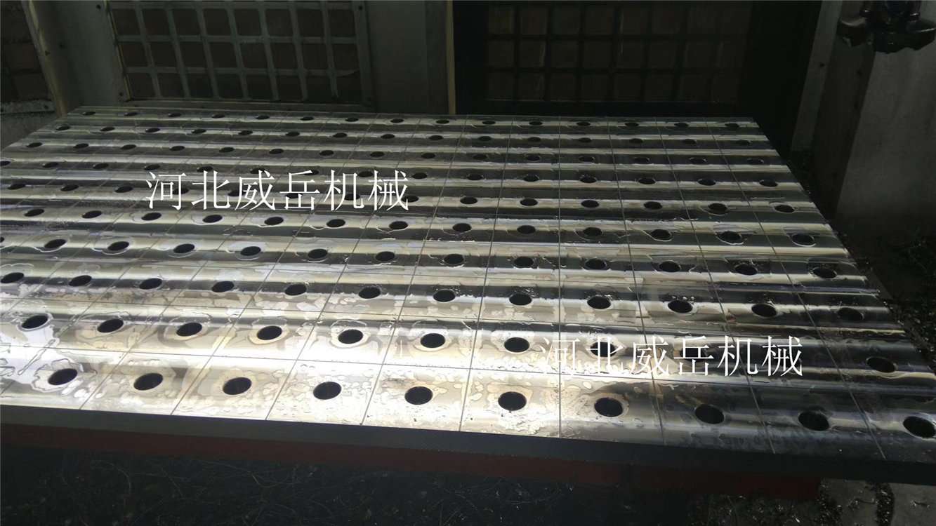 浙江落地鏜平臺(tái)多孔帶槽 焊接平臺(tái) 大型鑄鐵平臺(tái)穩(wěn)定耐壓