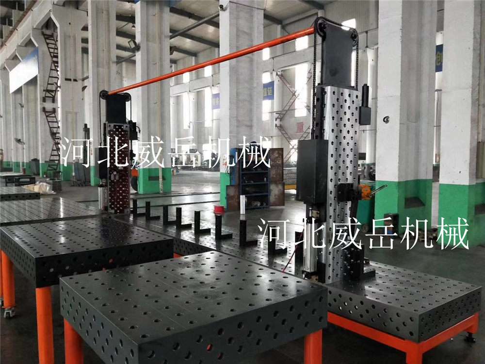 人工刮研落地鏜平臺穩(wěn)定性好鑄鐵試驗(yàn)平臺泊頭威岳有售