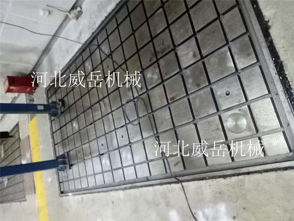多產T型槽底板工藝全無氣孔裝配平臺樹脂砂成型