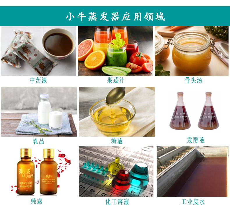 小牛蒸發器應用領域